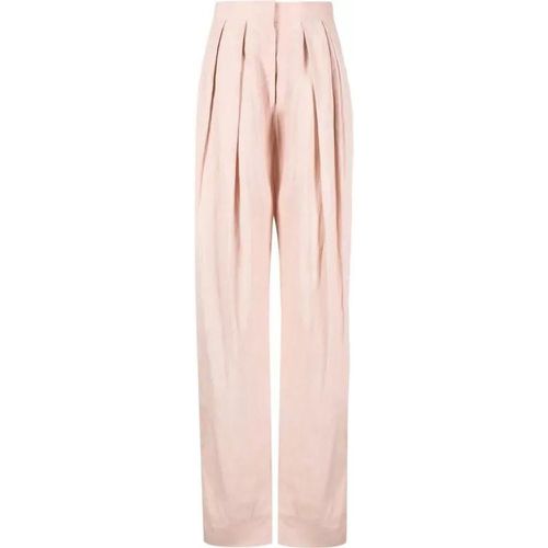 Pink Fluid Linen Pants - Größe 38 - pink - Stella Mccartney - Modalova