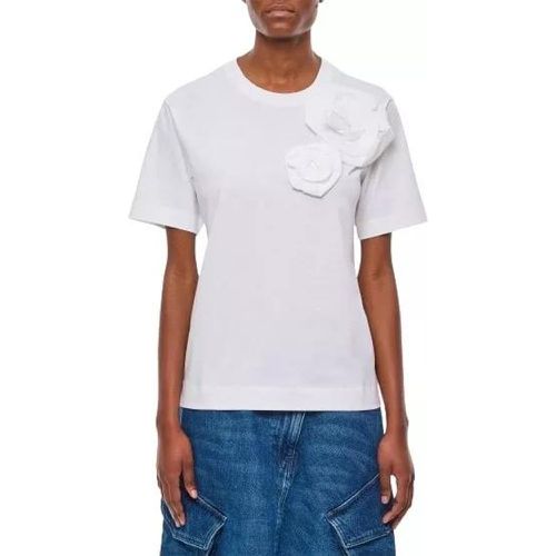 Boy T-Shirt W/ Pressed Rose - Größe S - white - Simone Rocha - Modalova