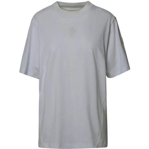 White Cotton T-Shirt - Größe M - white - Moncler - Modalova