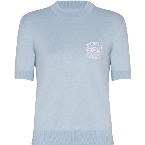 Sweaters Bleu Blanc - Größe 40 - Balmain - Modalova