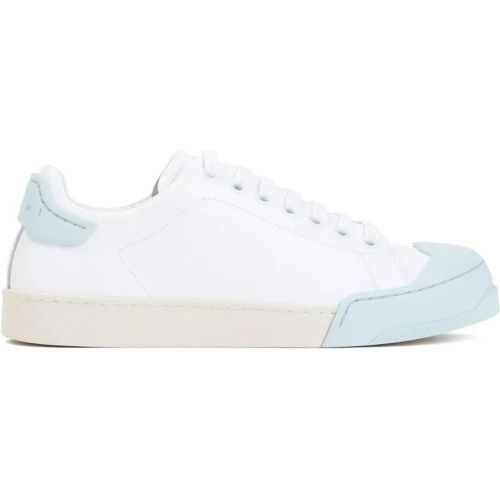 Low-Top Sneaker - Dada Bumper White Light Blue Leather Sneakers - Gr. 36 (EU) - in - für Damen - Marni - Modalova