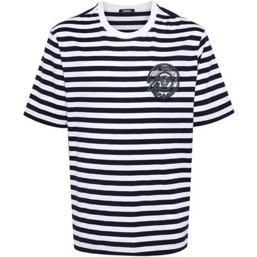Multicolored Nautical Stripes T-Shirt - Größe L - multi - Versace - Modalova