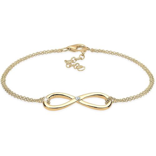 Armbänder - Armband Infinity Ewig Diamant (0.03 ct.) 925 Silbe - Gr. 20 CM - in - für Damen - Elli - Modalova