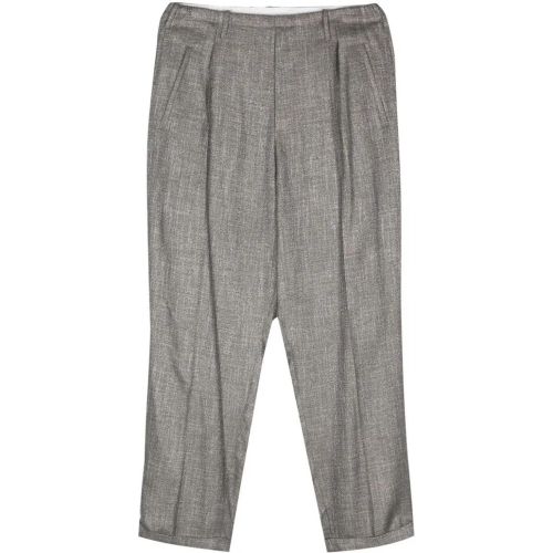 Textured Grey Cotton Trousers - Größe M - Magliano - Modalova