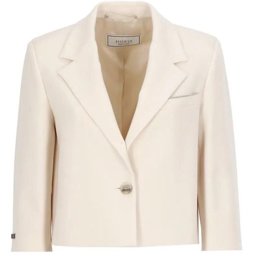 Pink Viscose Single Breasted Blazer - Größe 40 - pink - PESERICO - Modalova