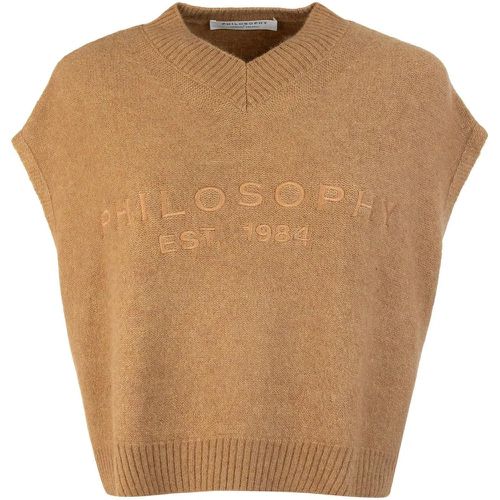 Philosophy by Lorenzo Serafini Sweaters Brown - Größe 38 - Philosophy Di Lorenzo Serafini - Modalova