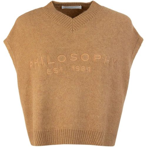 Philosophy by Lorenzo Serafini Sweaters Brown - Größe 42 - Philosophy Di Lorenzo Serafini - Modalova