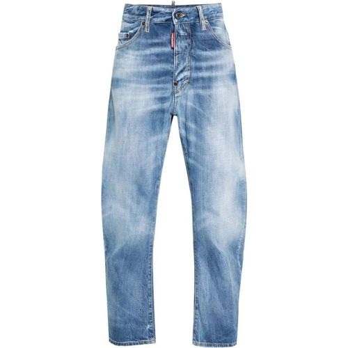 Blue Cotton Denim - Größe 48 - Dsquared2 - Modalova