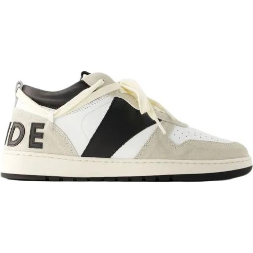 Low-Top Sneaker - Rhecess Low Sneakers - Leather - White/Black - Gr. 7 - in - für Damen - Rhude - Modalova