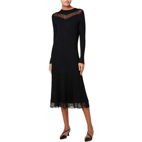 Robe longue maille noir Dentelles haut et bas W1R - Größe M - Paul Smith - Modalova