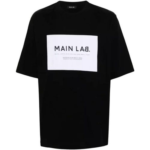 T-Shirt Slogan Patch Black - Größe L - black - Balmain - Modalova