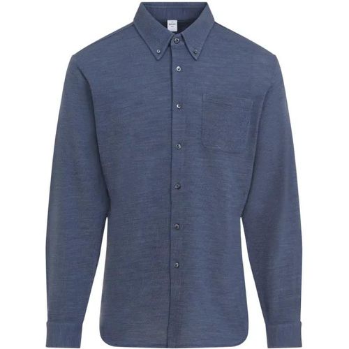 Blue Denim Wool Shirt - Größe L - Berluti - Modalova