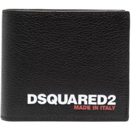 Portemonnaies - Logo-Debossed Bi-Fold Wallet - Gr. unisize - in - für Damen - Dsquared2 - Modalova