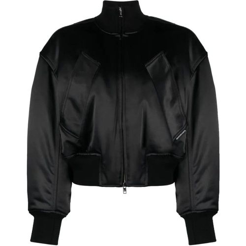 Logo-Tag Padded Bomber Jacket - Größe L - alexander wang - Modalova