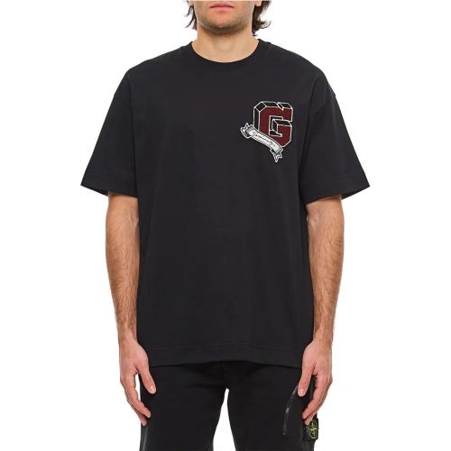 Embroidered Logo Black T-Shirt - Größe L - Givenchy - Modalova