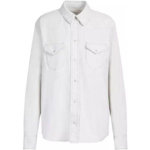 Bone Cotton Shirt - Größe XS - white - Bally - Modalova