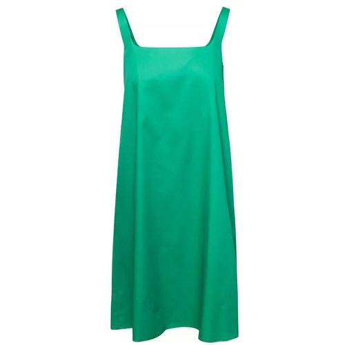 Mini Emerald Green Dress With Square Neckline In C - Größe 40 - green - Douuod - Modalova