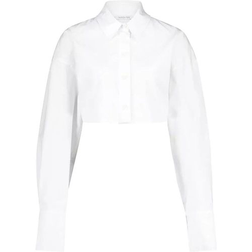 Crop Hemdbluse - Größe 38 - white - PATRIZIA PEPE - Modalova