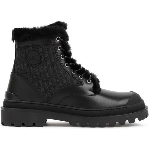 Boots & Stiefeletten - Black Leather And Canvas Boot - Gr. 43 (EU) - in - für Damen - Christian Dior - Modalova