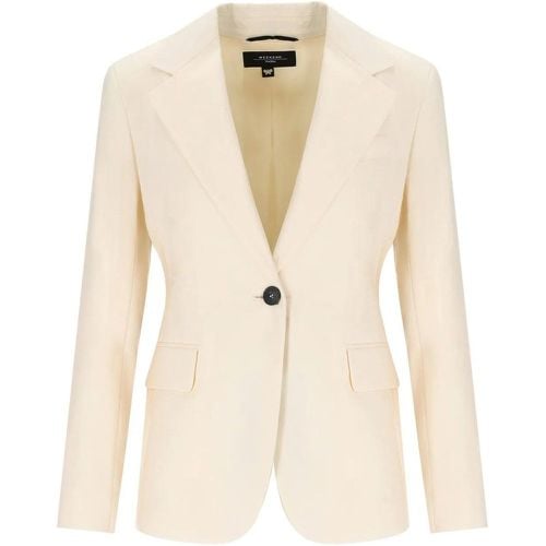 CREMEWEIßER LAMINE BLAZER MAX MARA WEEKEND - Größe 38 - WEEKEND Max Mara - Modalova