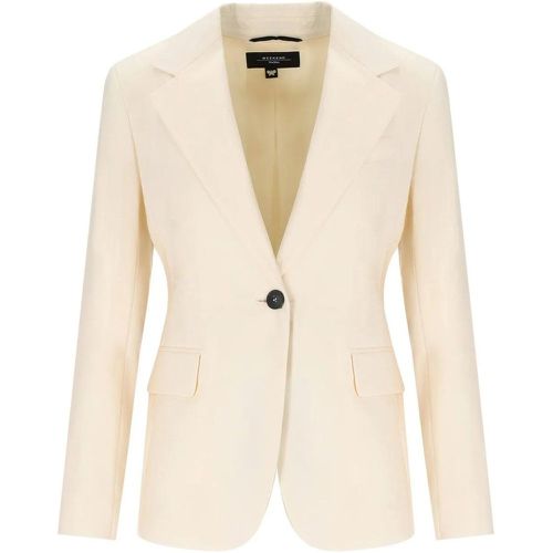 CREMEWEIßER LAMINE BLAZER MAX MARA WEEKEND - Größe 42 - weiß - WEEKEND Max Mara - Modalova