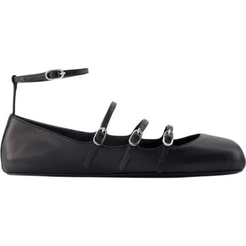 Cage Ballerinas - Leather - Black - Gr. 35 (EU) - in - alexander mcqueen - Modalova