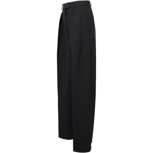 Enro 'Gessati' Virgin Wool Blend Pants - Größe 38 - black - SPORTMAX - Modalova