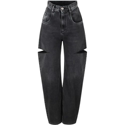 Cut-Out Jeans - Größe 38 - schwarz - Maison Margiela - Modalova