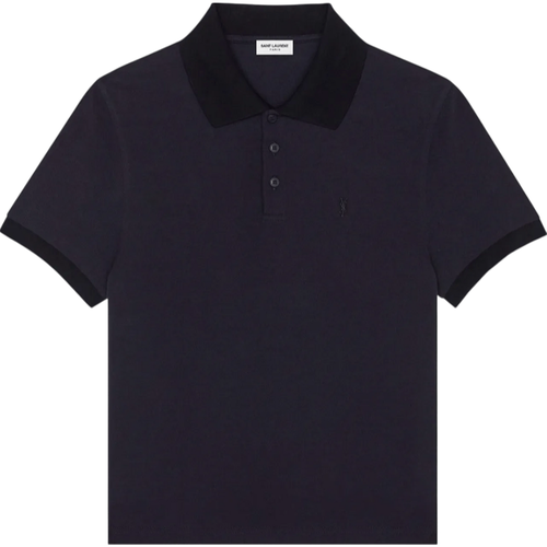 Polo Cassandre navy - Größe M - Saint Laurent - Modalova