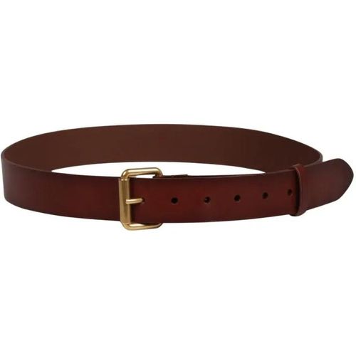 Gürtel - Brown Calf Leather Motorcycle Belt - Gr. 80 - in - für Damen - Saint Laurent - Modalova