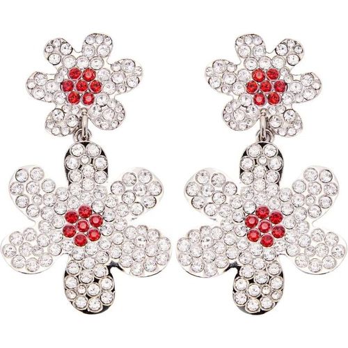 Ohrringe - Flower Pendant Earrings - Gr. unisize - in Silber - für Damen - Marni - Modalova