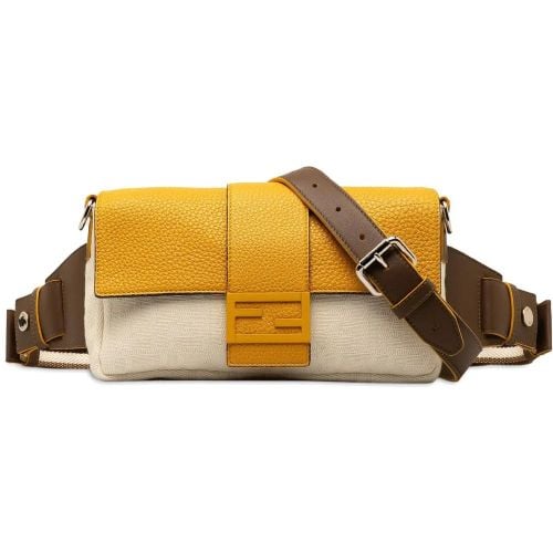 Bauchtaschen - Zucca Canvas and Leather Convertible Baguette - Gr. unisize - in - für Damen - Fendi - Modalova