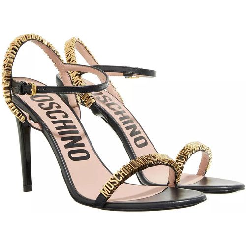 Sandalen & Sandaletten - Mini Lettering Sandals - Gr. 41 (EU) - in - für Damen - Moschino - Modalova