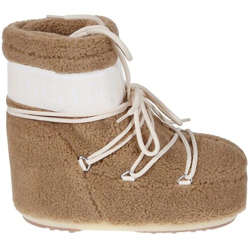 Stiefel - Icon Teddy Low Boots Brown - Gr. 36_38 - in - für Damen - Moonboot - Modalova