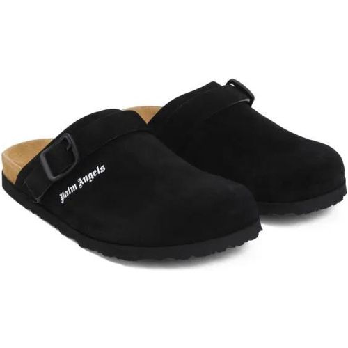 Sneakers - Black Suede Logo Mule - Gr. 45 (EU) - in - für Damen - Palm Angels - Modalova