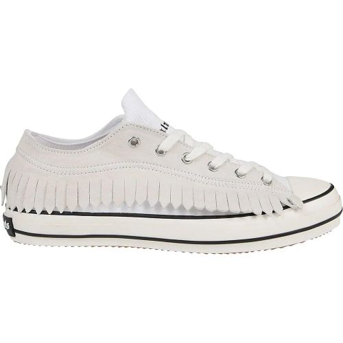 Low-Top Sneaker - Sneakers Fringe Basket Low Vulcanized White - Gr. 41 (EU) - in - für Damen - Palm Angels - Modalova