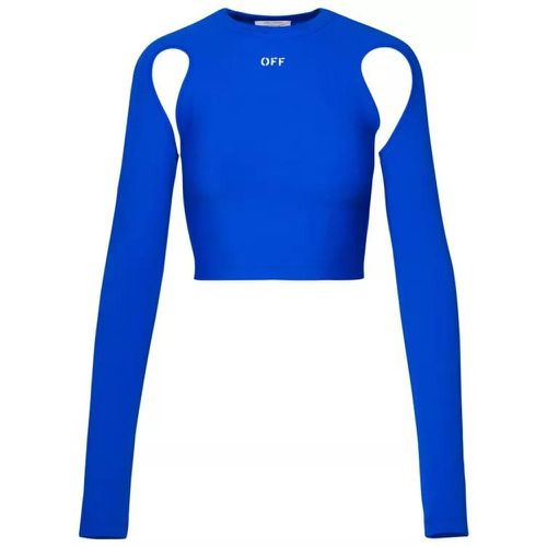 Blue Polyamide Blend Sweater - Größe 38 - blue - Off-White - Modalova