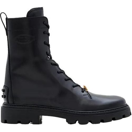 Boots & Stiefeletten - Leather Combat Boots - Gr. 36 (EU) - in - für Damen - TOD'S - Modalova