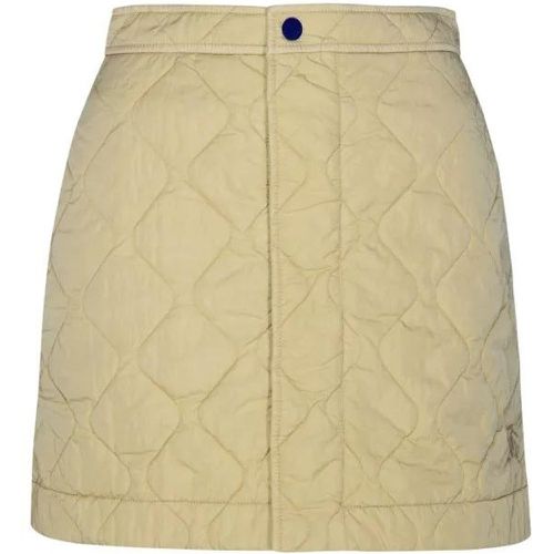 Mini Skirt In Beige Nylon - Größe 6 - Burberry - Modalova