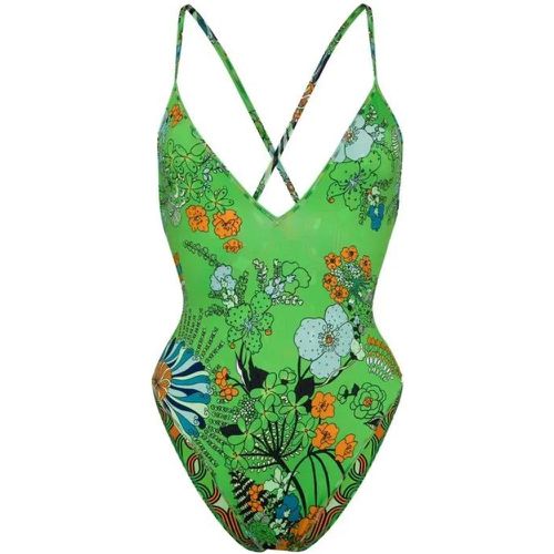 Green "Good Vibes" Swimsuit - Größe S - grün - Camilla - Modalova