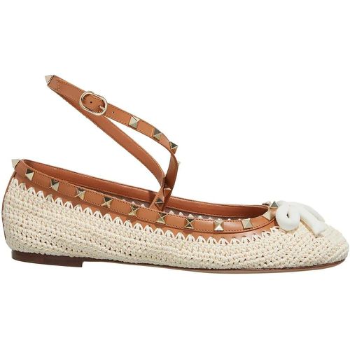 Loafer - Rockstud Crochet Ballerinas - Gr. 37 (EU) - in - für Damen - Valentino Garavani - Modalova