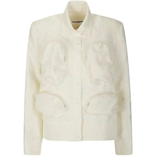 White Button Closure Jacket - Größe 6 - MELITTA BAUMEISTER - Modalova