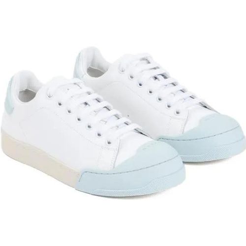 Sneakers - Dada Bumper White Light Blue Leather Sneakers - Gr. 37 (EU) - in - für Damen - Marni - Modalova