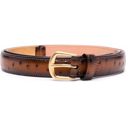 Gürtel - Ostrich-skin Effect Buckle Belt - Gr. 105 - in - für Damen - Dsquared2 - Modalova