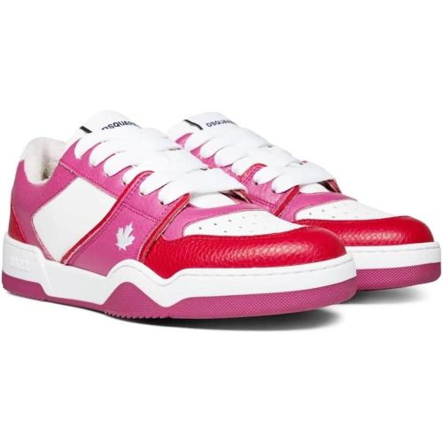 Low-Top Sneaker - Spiker Leaf Logo Sneakers - Gr. 38 (EU) - in - für Damen - Dsquared2 - Modalova