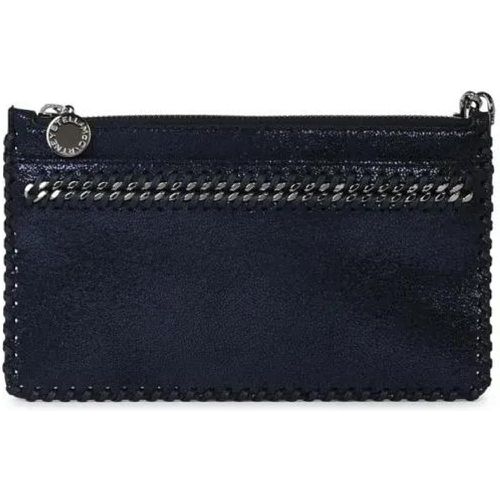 Clutches - Falabella' Mini Clutch Bag In Blue Recycled Polyes - Gr. unisize - in - für Damen - Stella Mccartney - Modalova