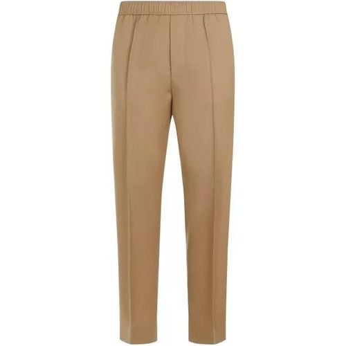 Desert Wool Tapered Elasticated Trousers - Größe 52 - Lanvin - Modalova