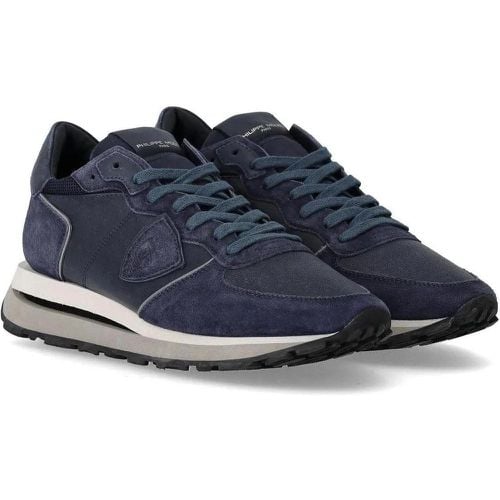 Low-Top Sneaker - TROPEZ HAUTE LOW BLAUER SNEAKER - Gr. 42 (EU) - in - für Damen - Philippe Model - Modalova