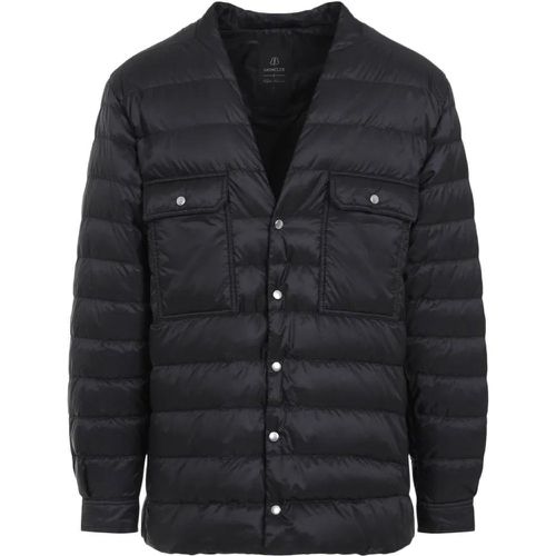 Black Outershirt Jacket - Größe 48 - Moncler - Modalova