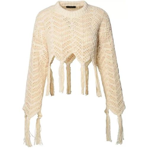 Linen Blend Cropped Sweater - Größe XS - Alanui - Modalova